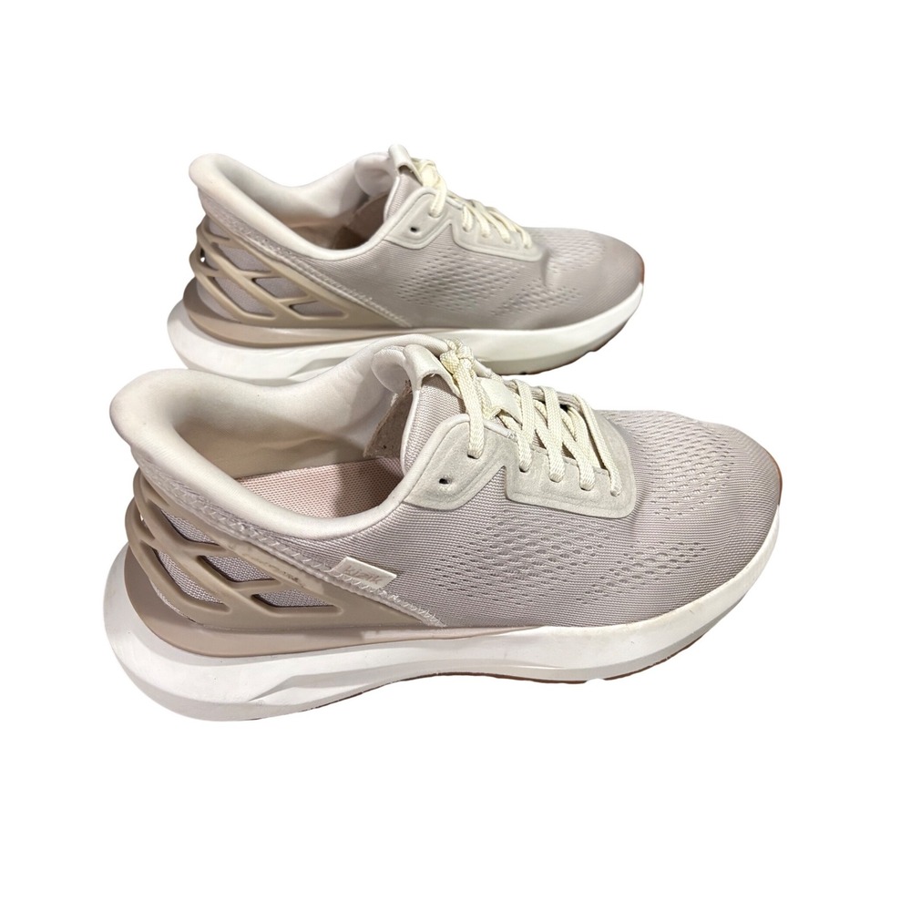 Kizik Athens Sneakers Womens 9 Wide Sand Beige Hands-Free WATH2510-2D EUC